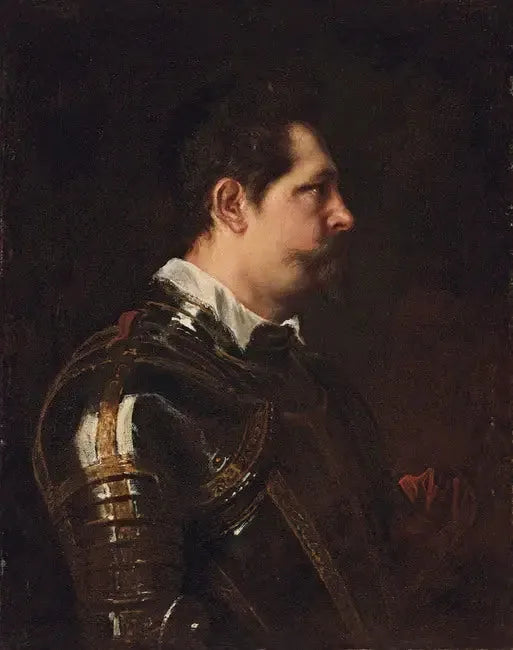Retrato de um soldado italiano desconhecido - Antoine van Dyck