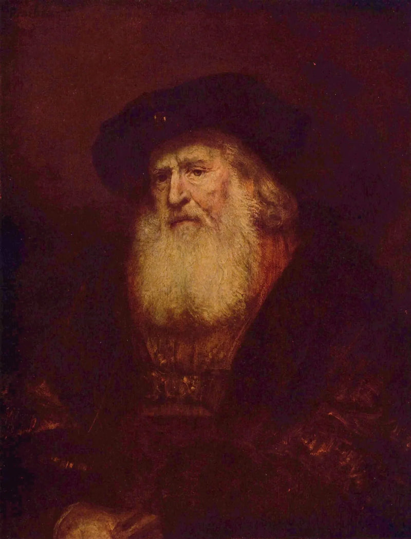 Retrato de um velho homem barbudo - Rembrandt