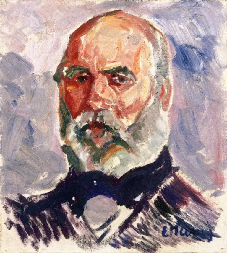Retrato de um velho - Edvard Munch