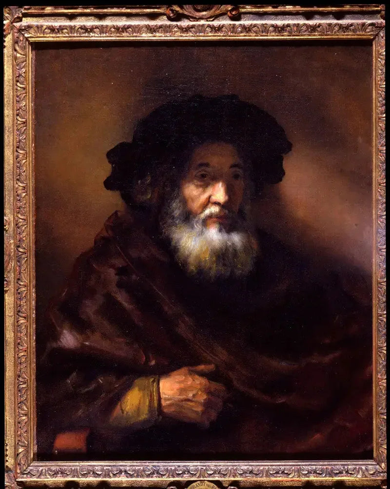Retrato de um velho em capa - Rembrandt