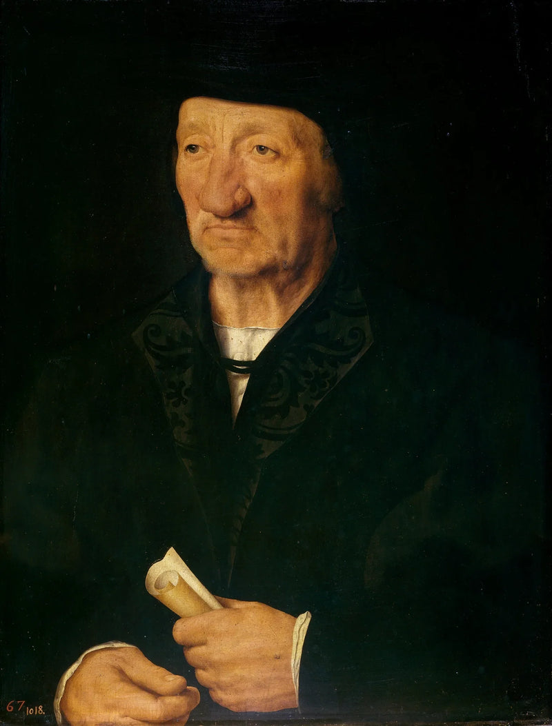 Retrato de um homem idoso - Joos van Cleve