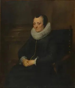 Retrato de uma senhora idosa - Antoine van Dyck