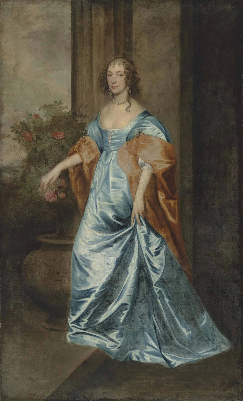 Retrato de uma dama - Antoine van Dyck
