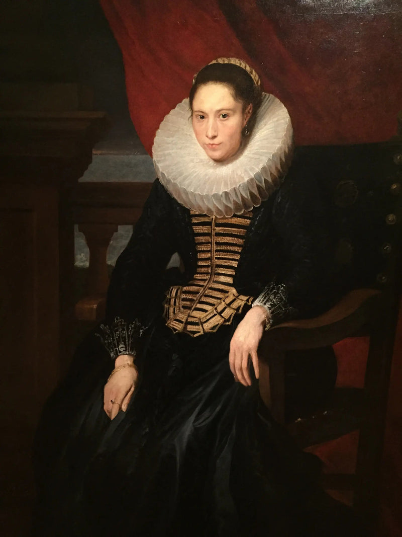 Retrato de uma dama - Antoine van Dyck