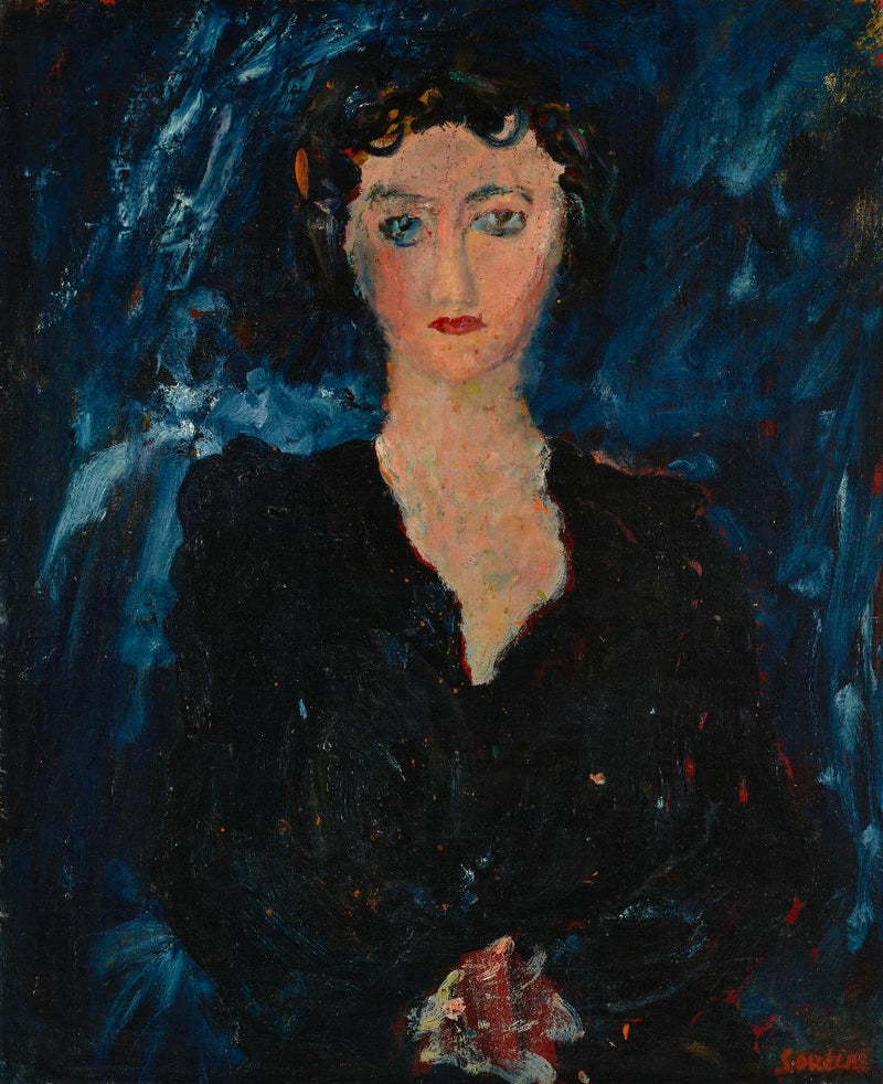 Retrato de uma dama - Chaim Soutine