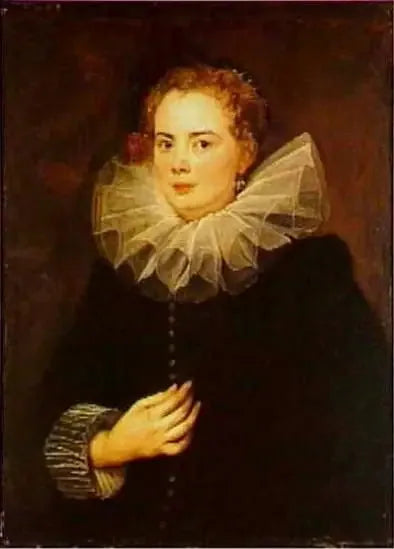 Retrato de uma dama de Gênova, por volta de 1625-1626 - Antoine van Dyck