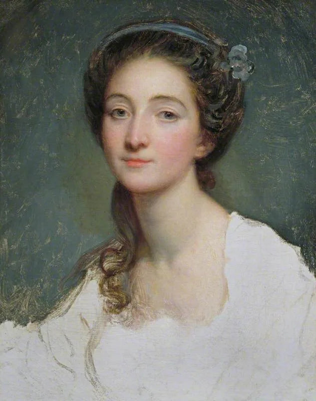 Retrato de uma dama, conhecida como Sophie Arnould (1744-1802) - Jean-Baptiste Greuze