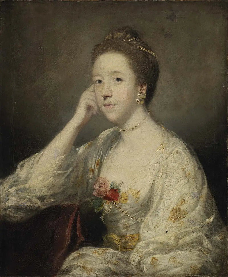 Retrato de uma dama de branco - Joshua Reynolds