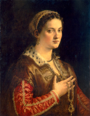 Retrato de uma dama - Francesco Salviati