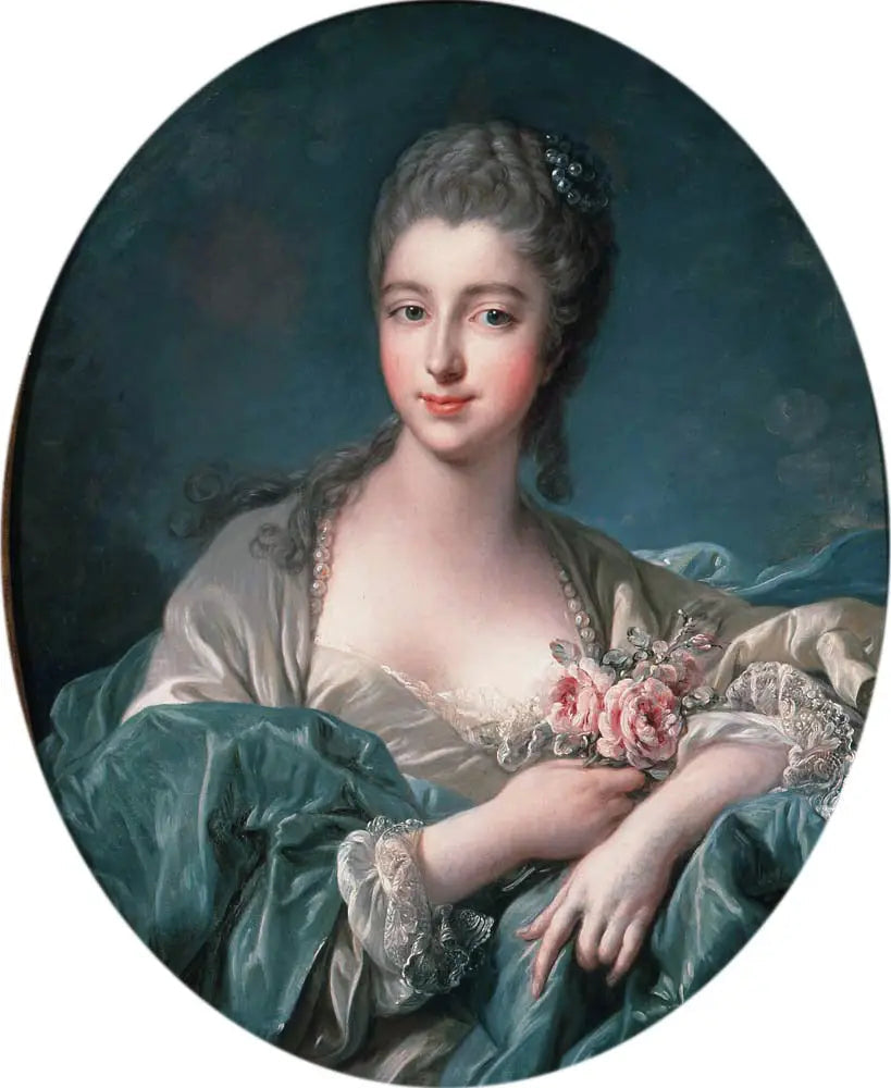 Retrato de uma dama - François Boucher