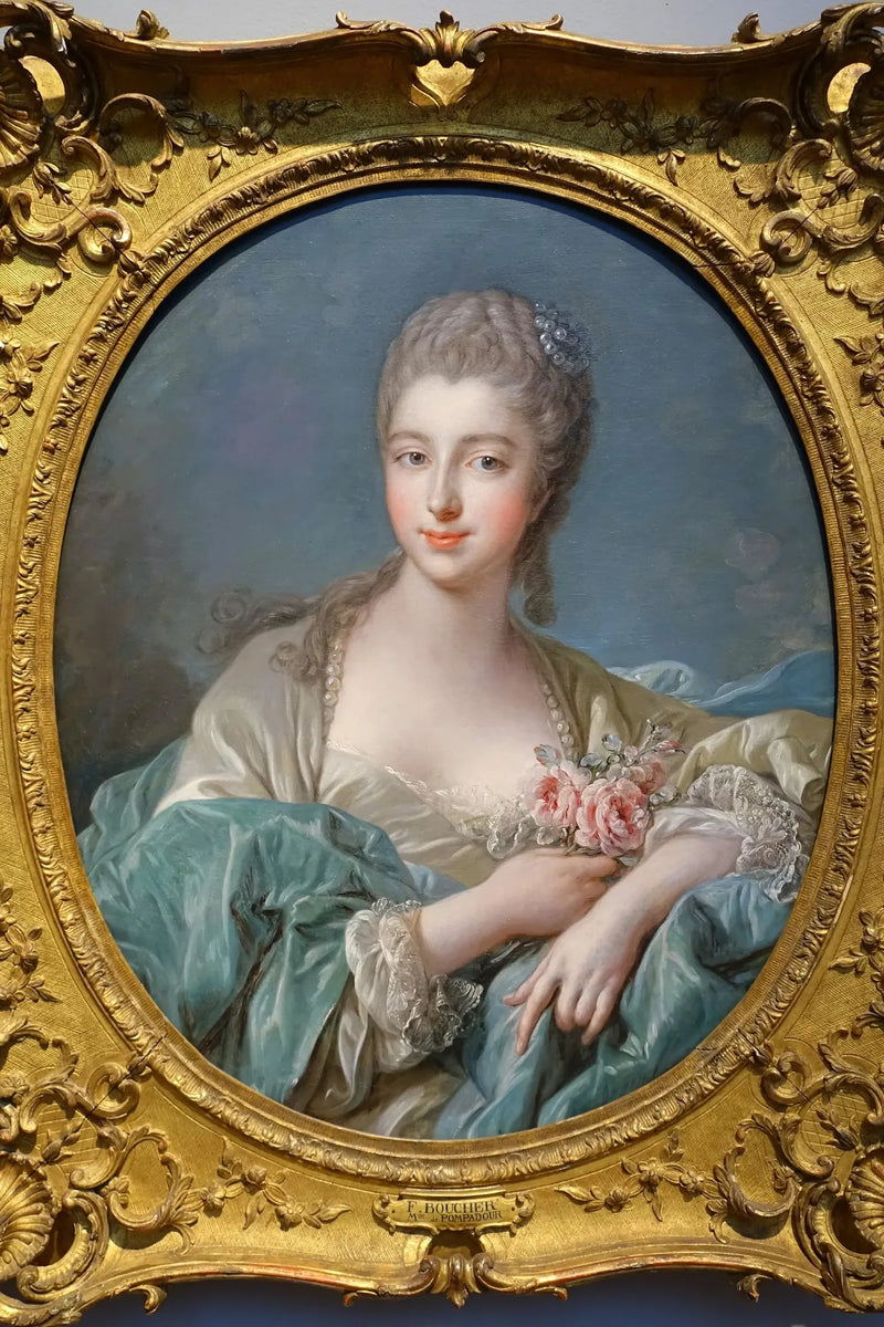 Retrato de uma dama - François Boucher