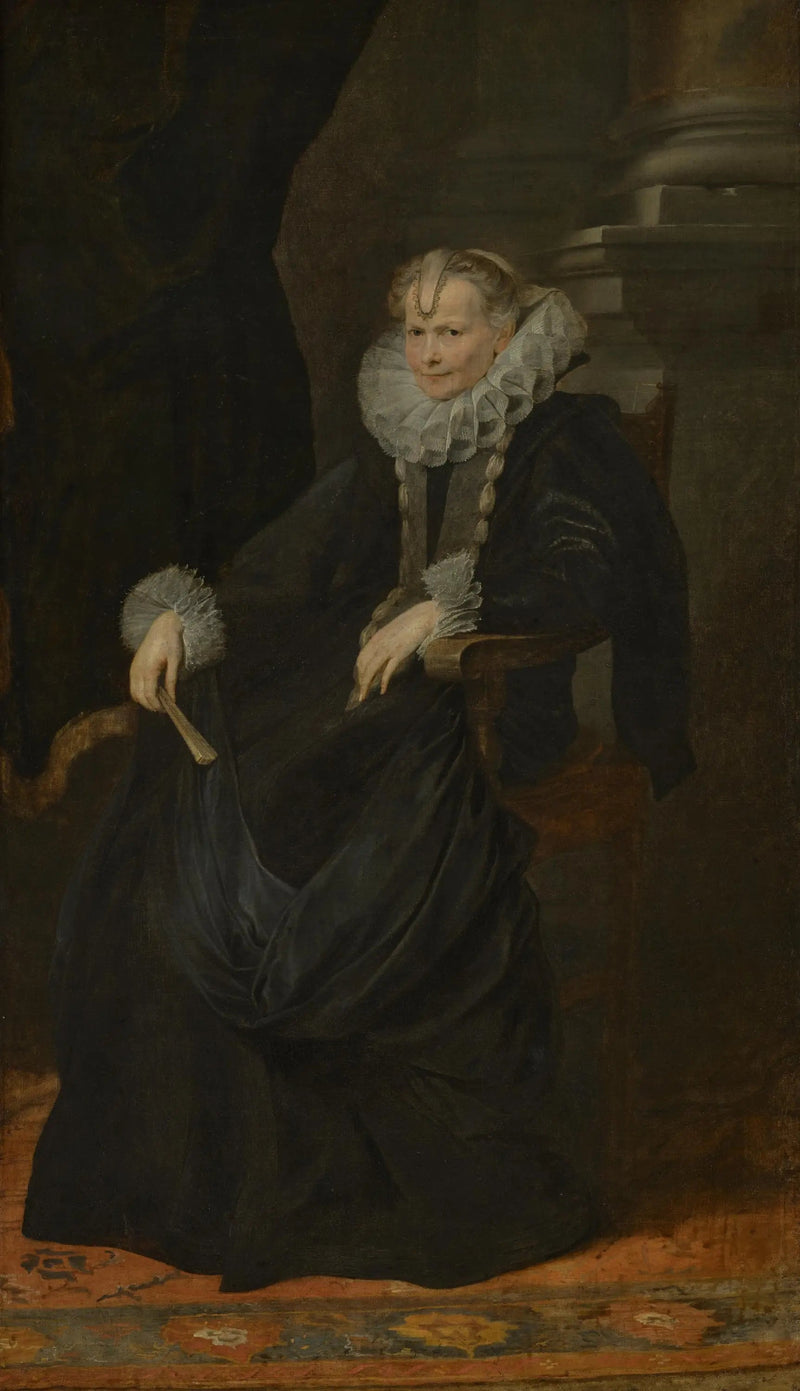 Retrato de uma dama genovesa - Antoine van Dyck
