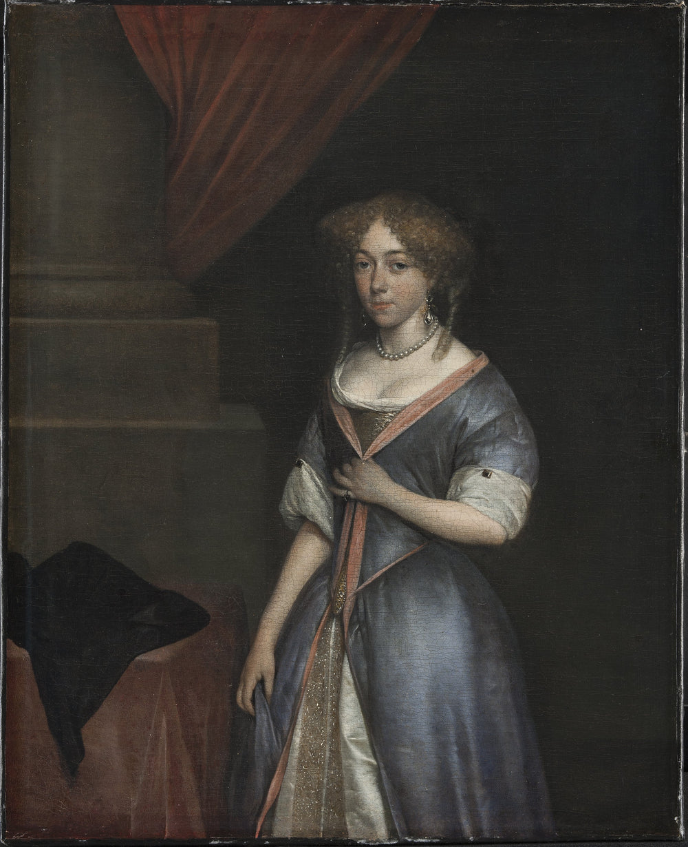Portrait d'une dame - Gerard ter Borch image 1 reproduction réalisée par Alpha Reproduction