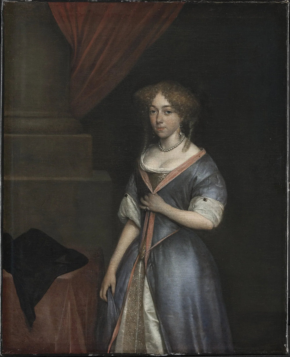 Portrait d'une dame - Gerard ter Borch image 1 reproduction réalisée par Alpha Reproduction
