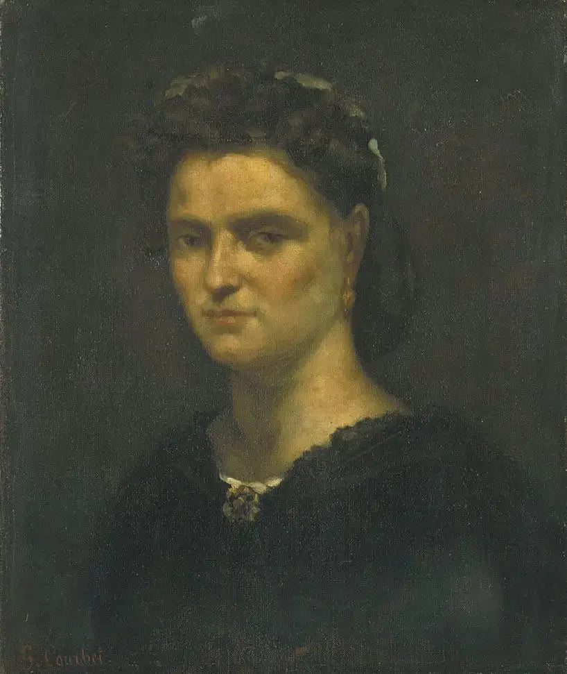 Retrato de uma dama - Gustave Courbet