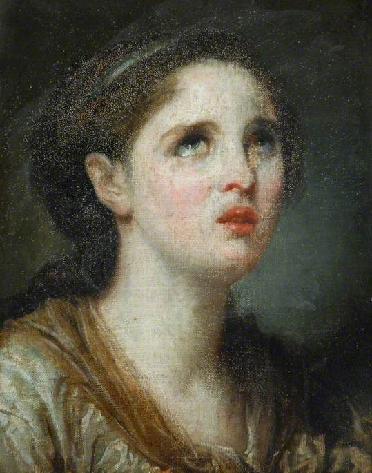 Retrato de uma dama - Jean-Baptiste Greuze