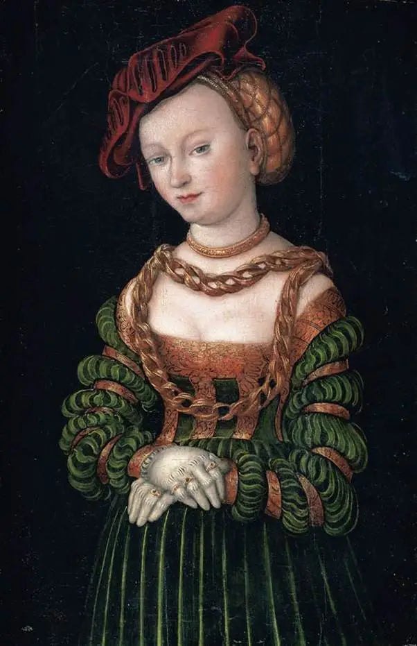 Retrato de uma dama - Lucas Cranach, o Velho