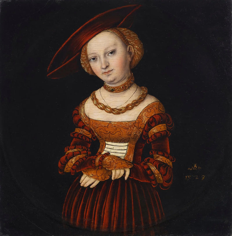 Retrato de uma dama - Lucas Cranach, o Velho