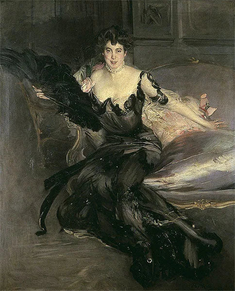 Retrato de uma dama, Sra. Lionel Phillips - Giovanni Boldini