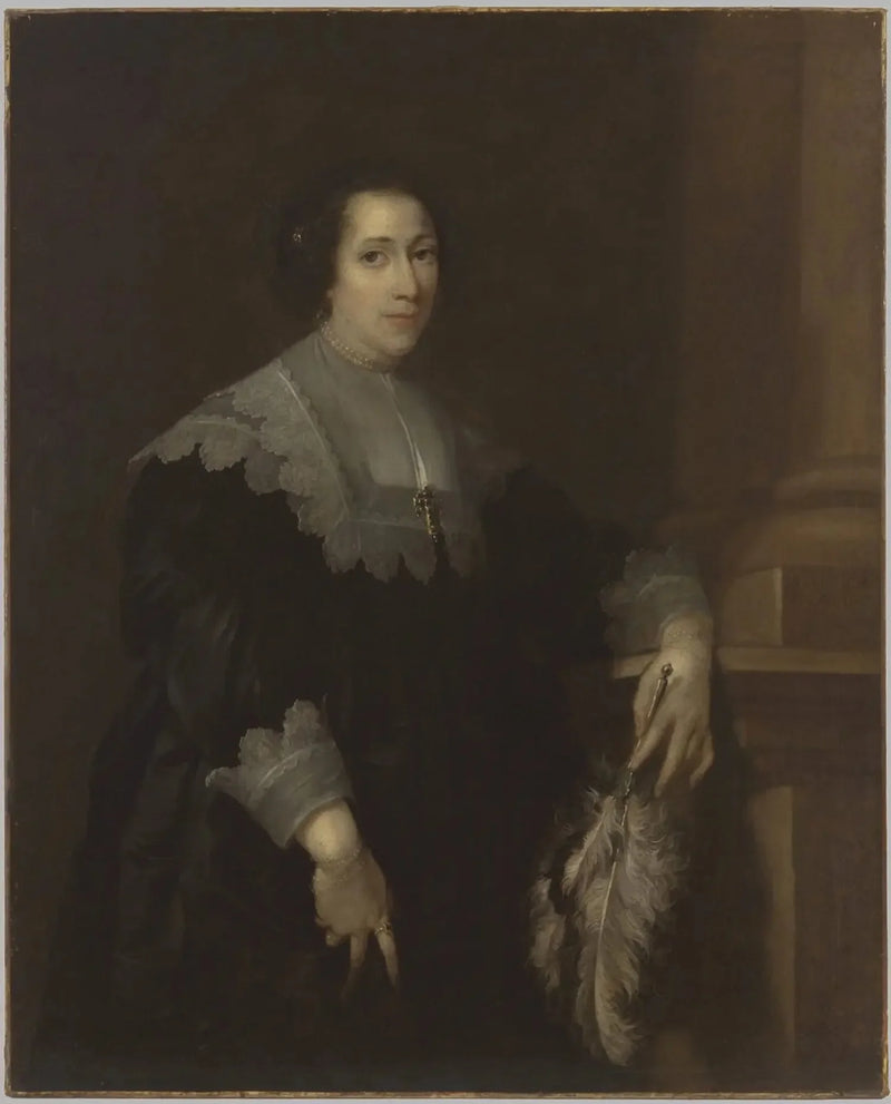 Retrato de uma dama (talvez Lady Philadelphia Wharton) - Antoine van Dyck