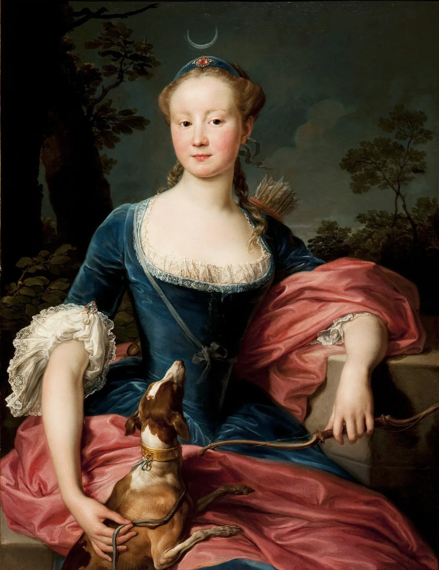 Retrato de uma dama - Pompeo Batoni