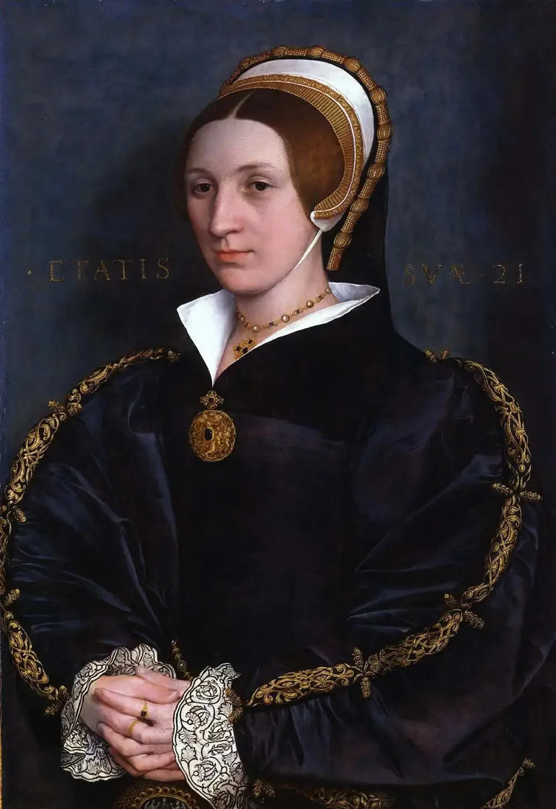 Retrato de uma dama, provavelmente um membro da família Cromwell - Hans Holbein, o Jovem