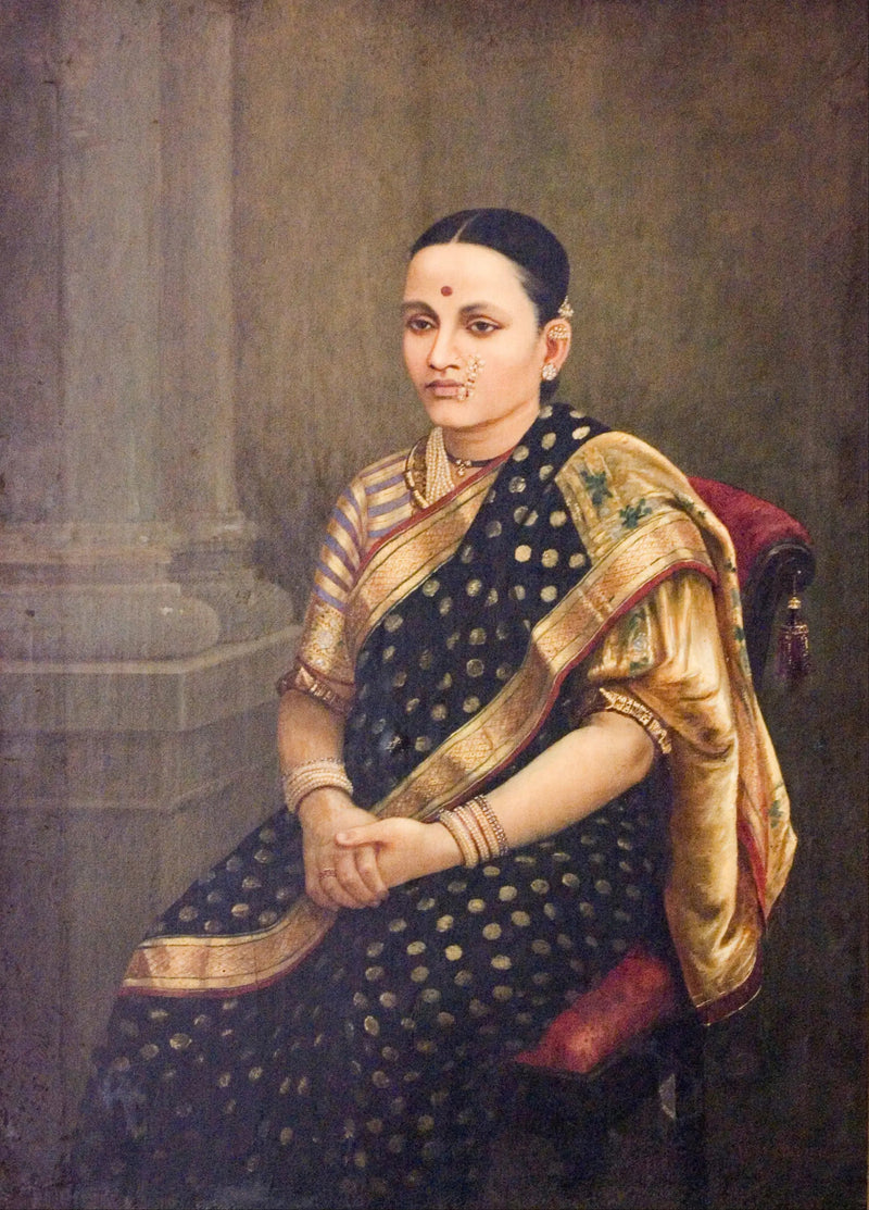Retrato de uma dama - Ravi Varmâ