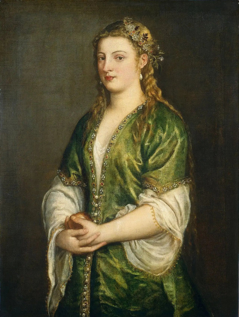Retrato de uma dama - Titian
