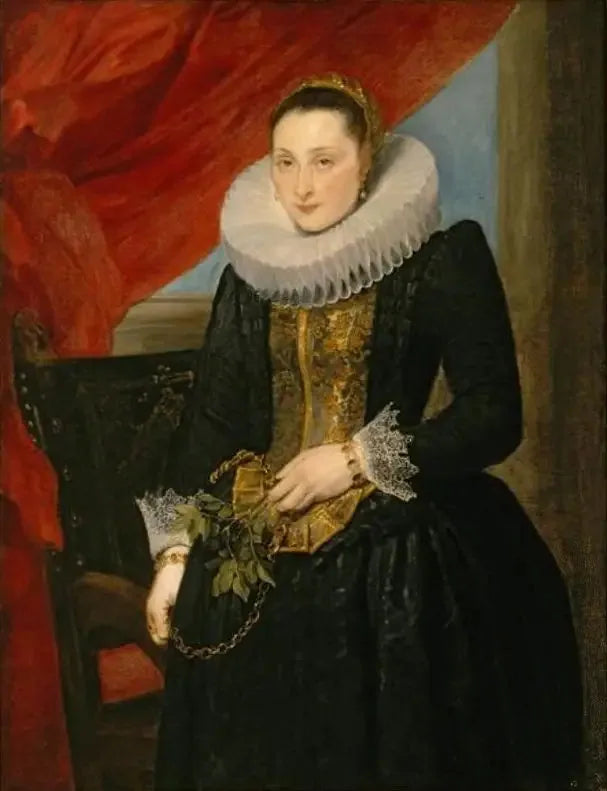 Retrato de uma dama, por volta de 1618-1621 - Antoine van Dyck
