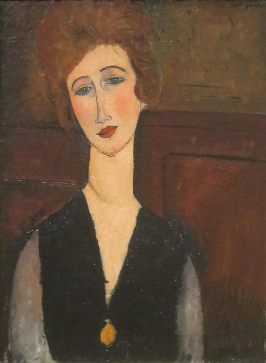 Retrato de uma mulher - Amedeo Modigliani