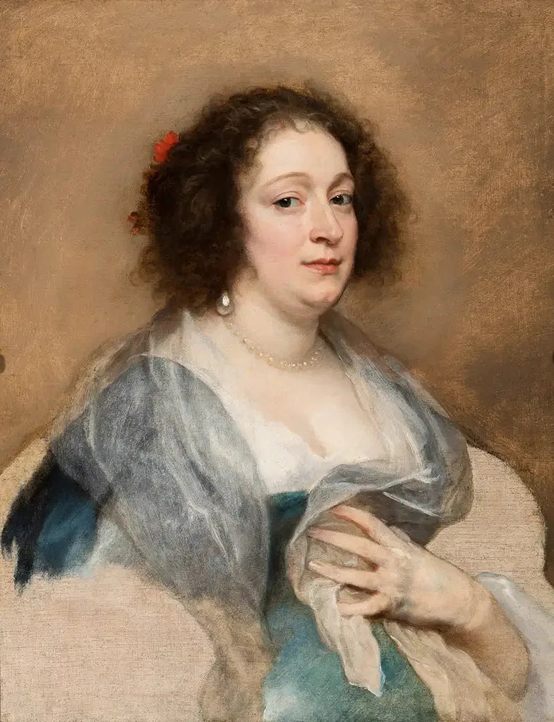 Retrato de uma mulher - Antoine van Dyck