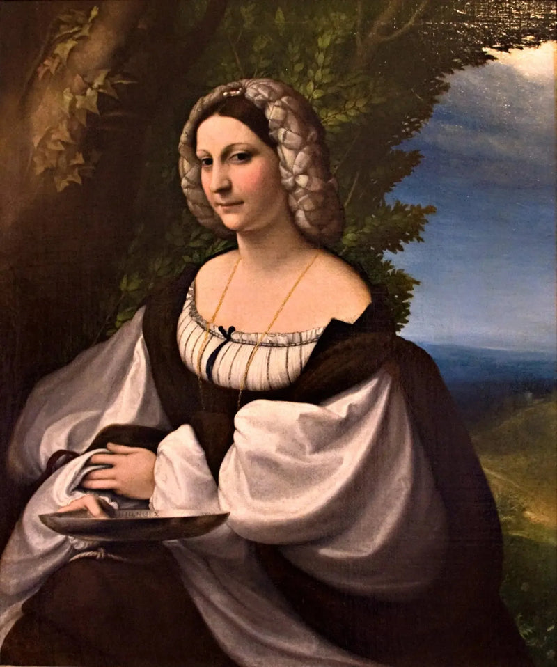Retrato de uma mulher - Antonio da Correggio
