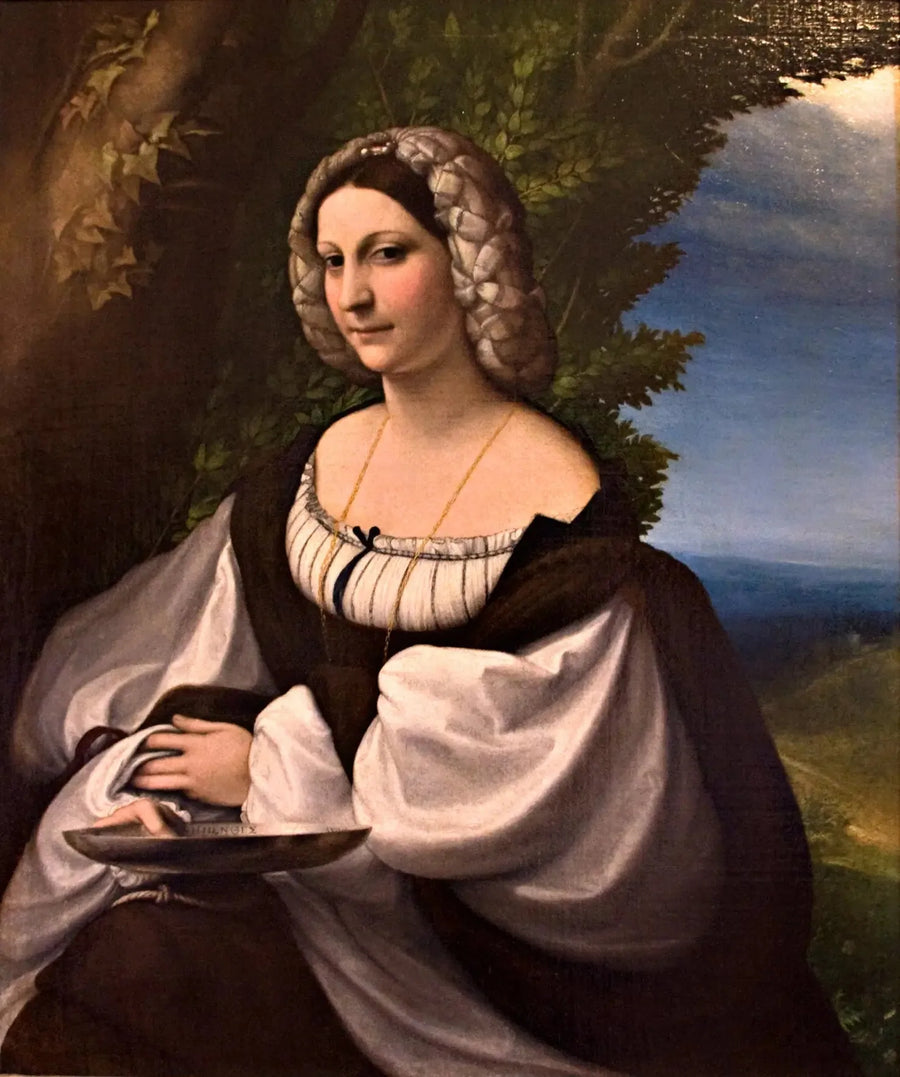 Retrato de uma mulher - Antonio da Correggio