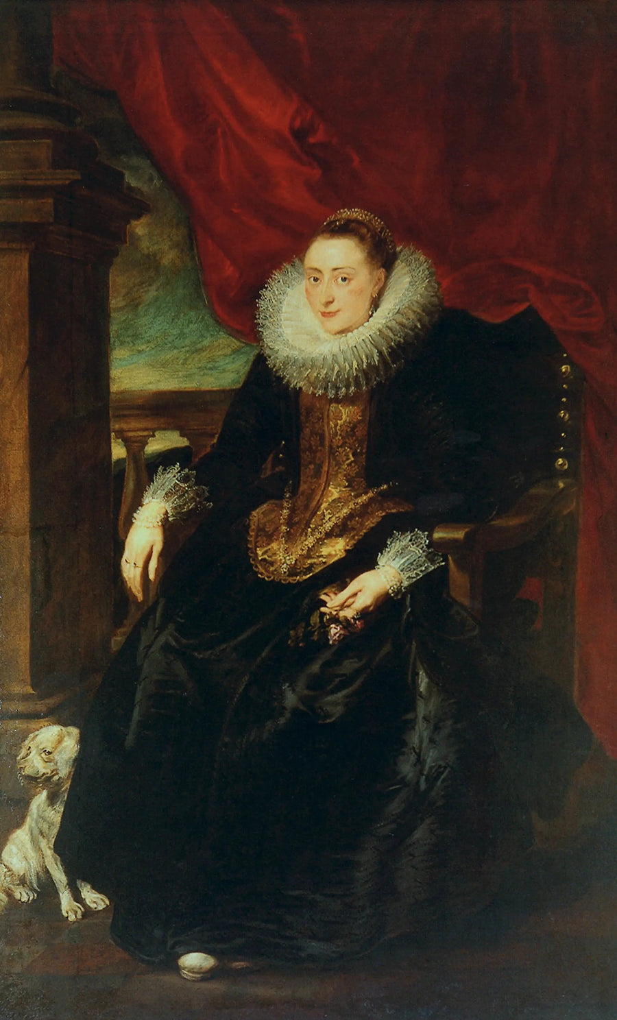 Retrato de uma mulher da família Vinck/Vincque - Antoine van Dyck