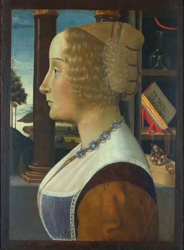 Retrato de uma mulher - Domenico Ghirlandaio