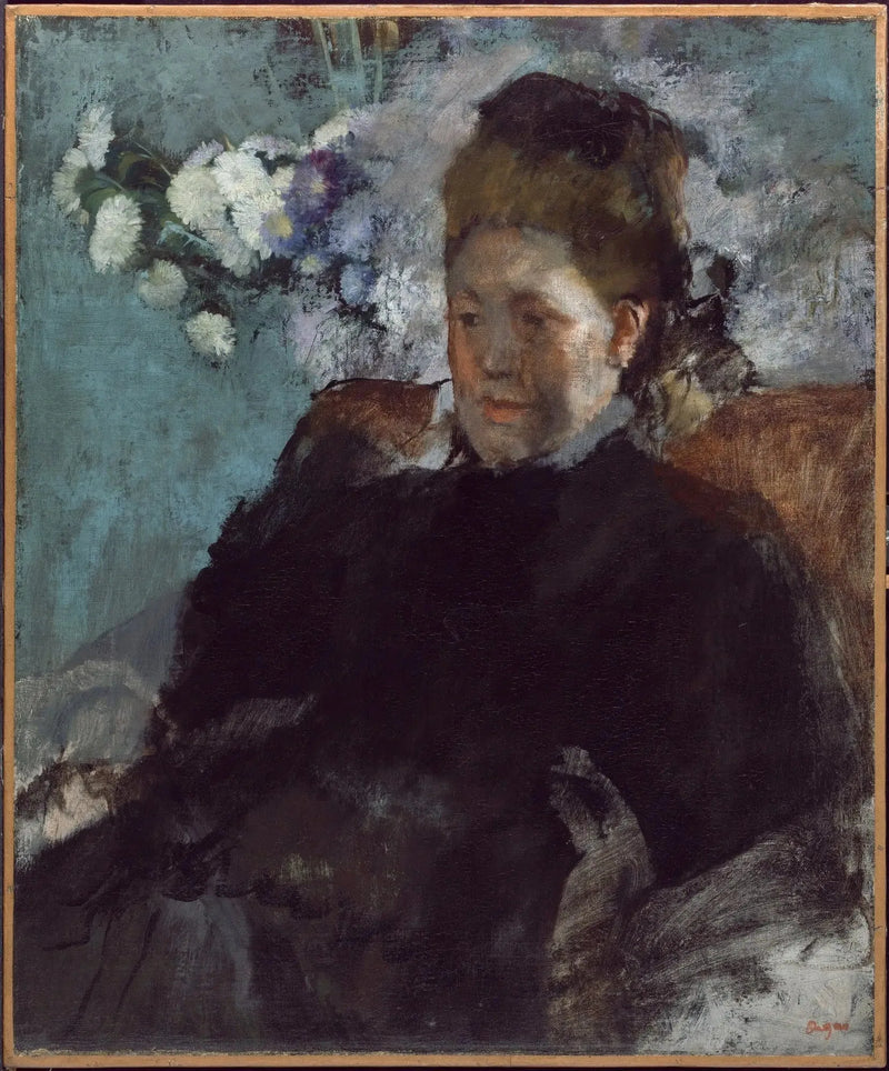 Retrato de uma mulher - Edgar Degas