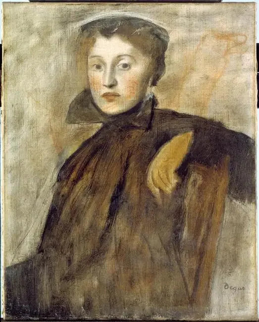 Retrato de uma mulher - Edgar Degas