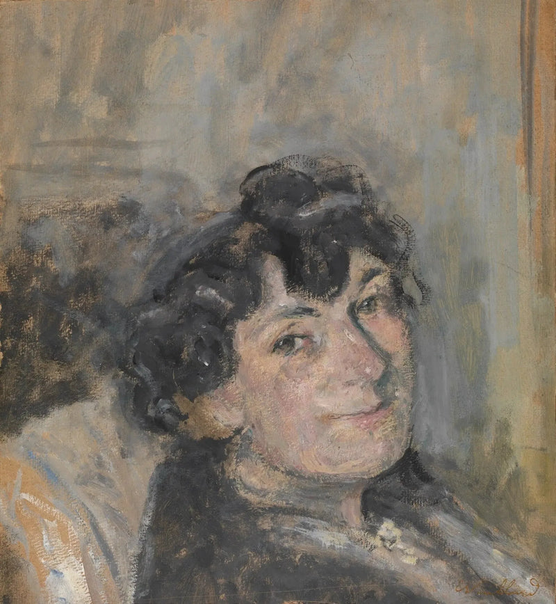 Retrato de uma mulher - Édouard Vuillard