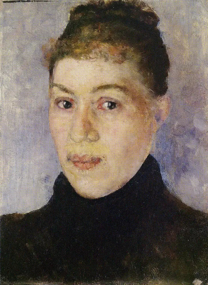 Retrato de uma mulher - Edvard Munch