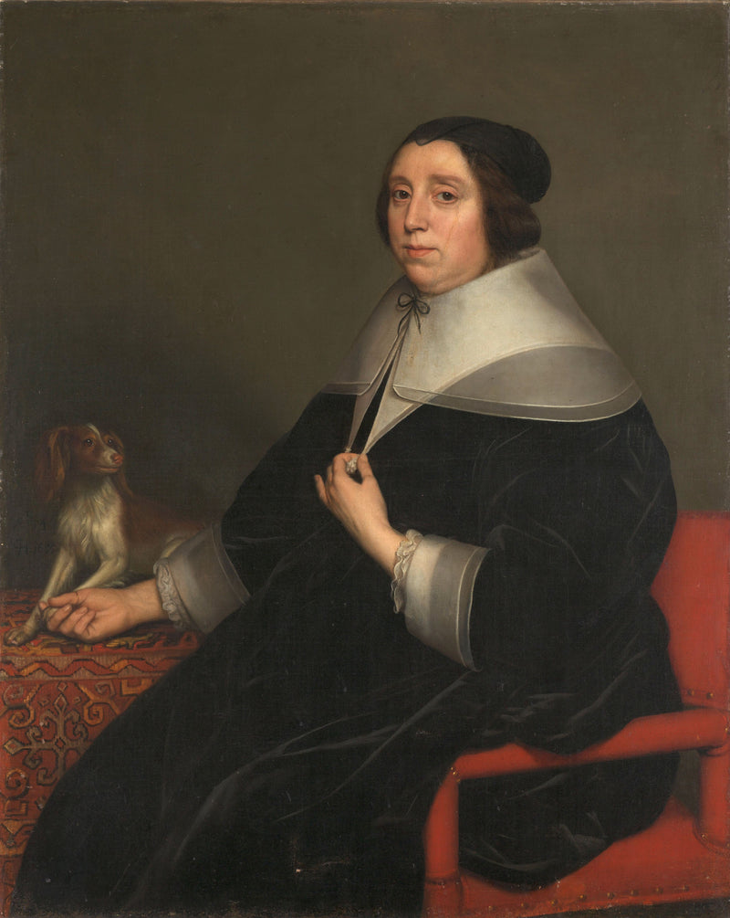 Retrato de uma mulher - Gerrit van Honthorst