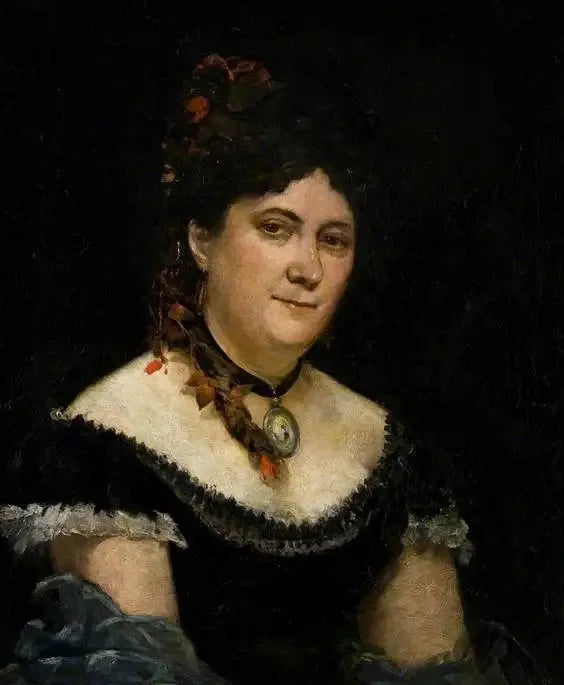 Retrato de uma mulher - Gustave Courbet