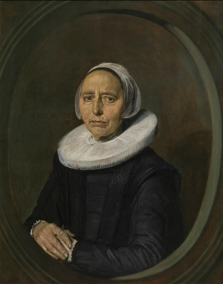  retrato de uma mulher desconhecida - Frans Hals
