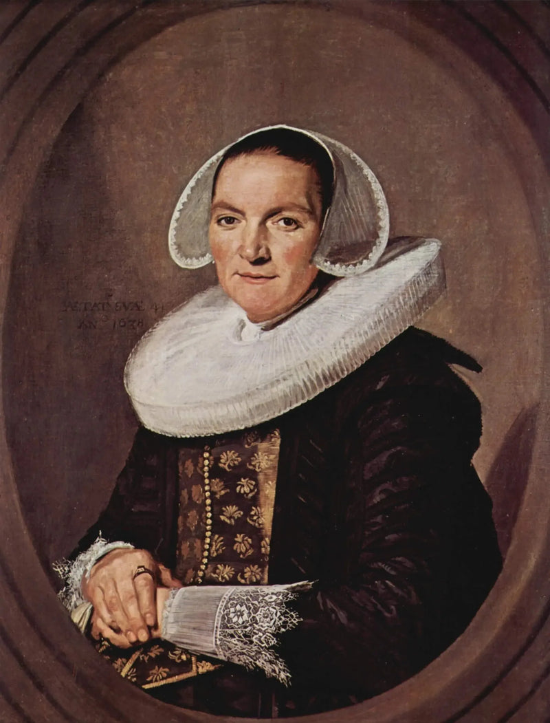  retrato de uma mulher desconhecida - Frans Hals