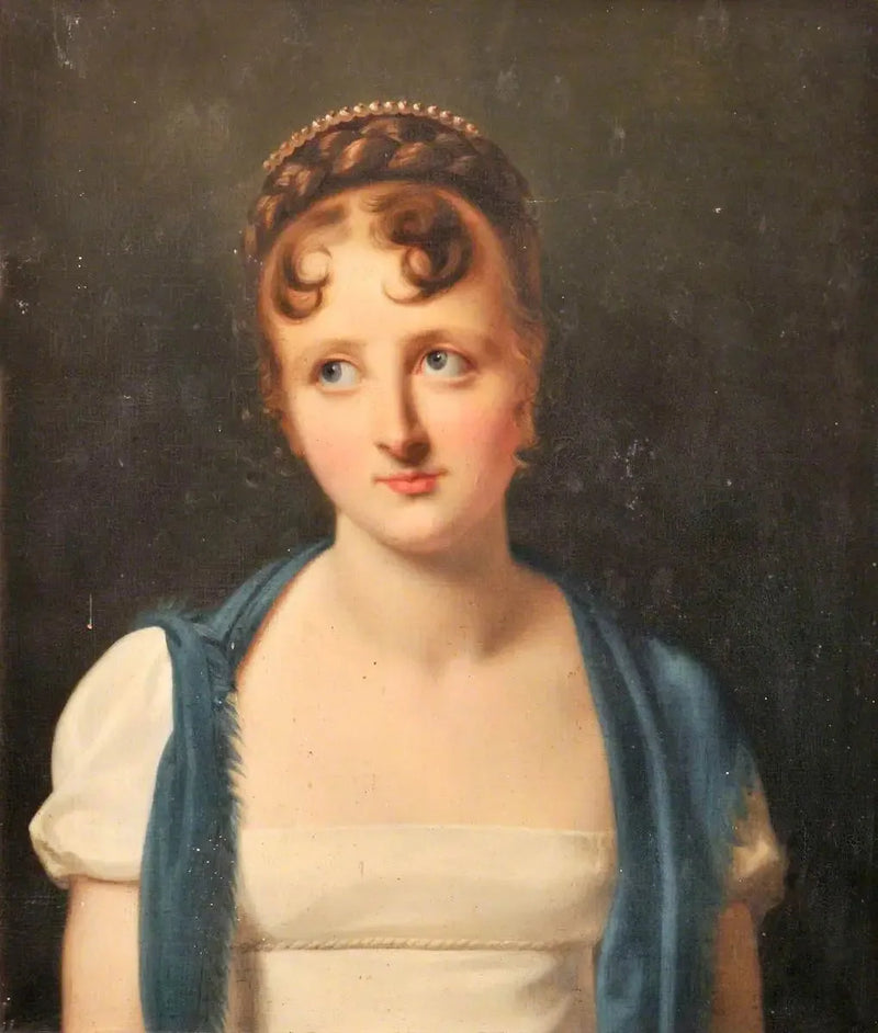 Retrato de uma mulher desconhecida - Hippolyte Flandrin