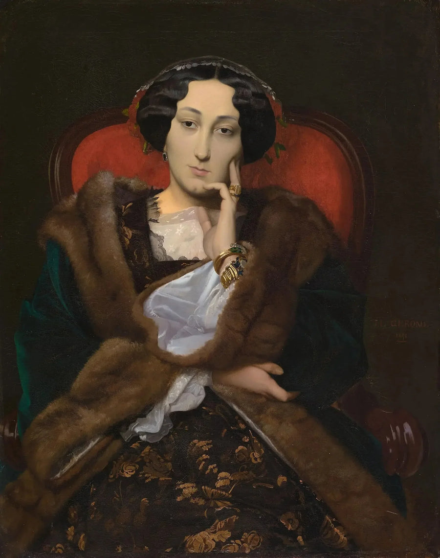 Retrato de uma mulher - Jean-Léon Gérôme