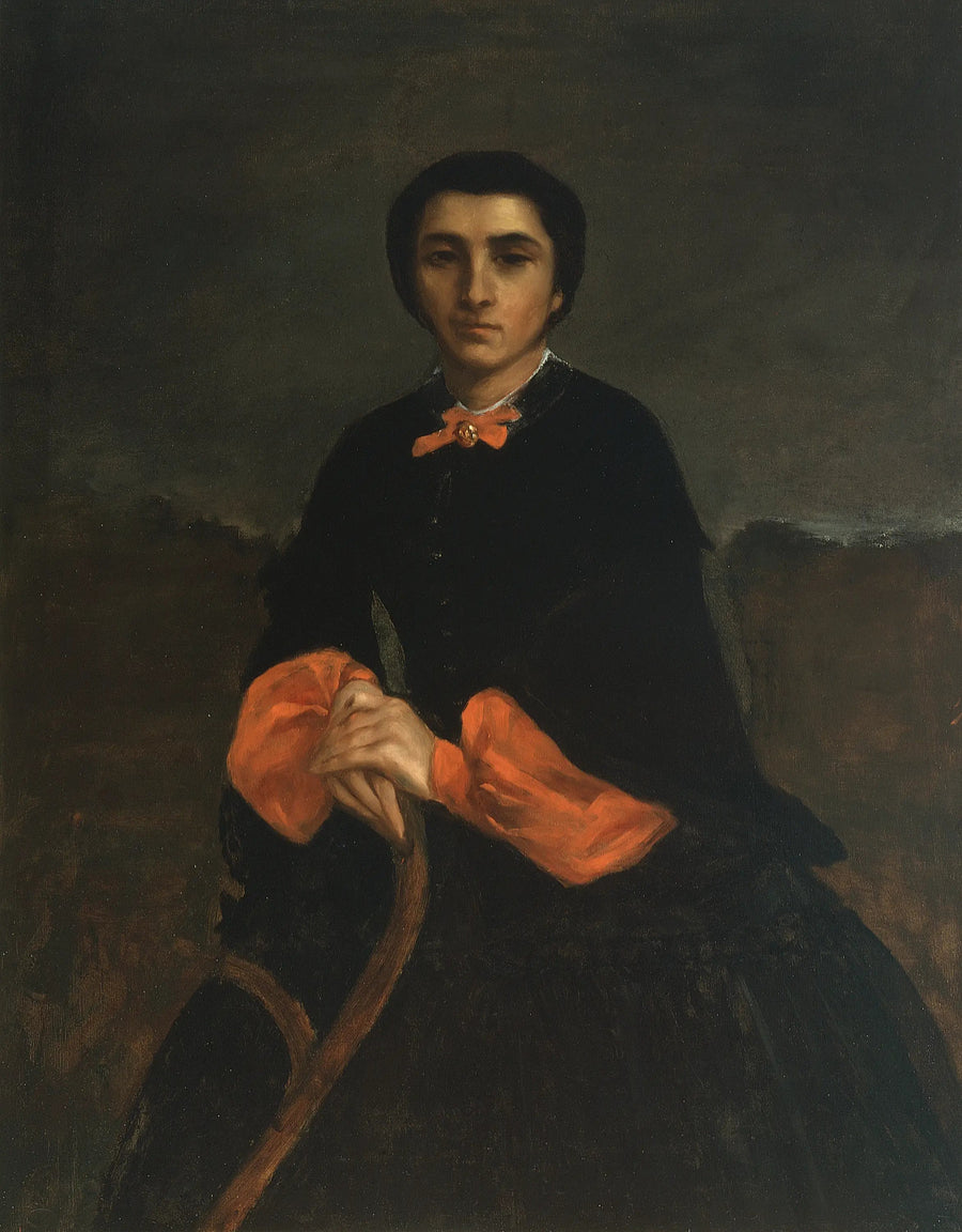 Retrato de uma mulher: Juliette Courbet - Gustave Courbet