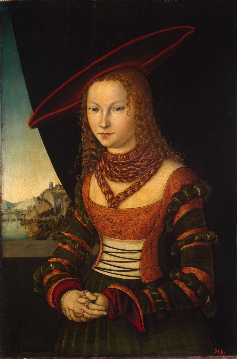 Retrato de uma mulher - Lucas Cranach, o Velho