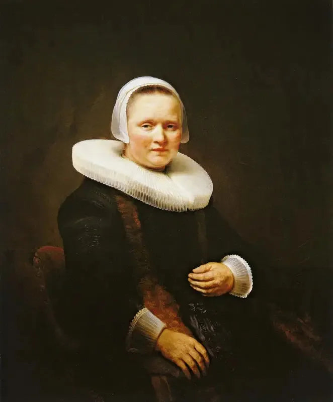 Retrato de uma mulher, talvez Anna Wijmer - Rembrandt