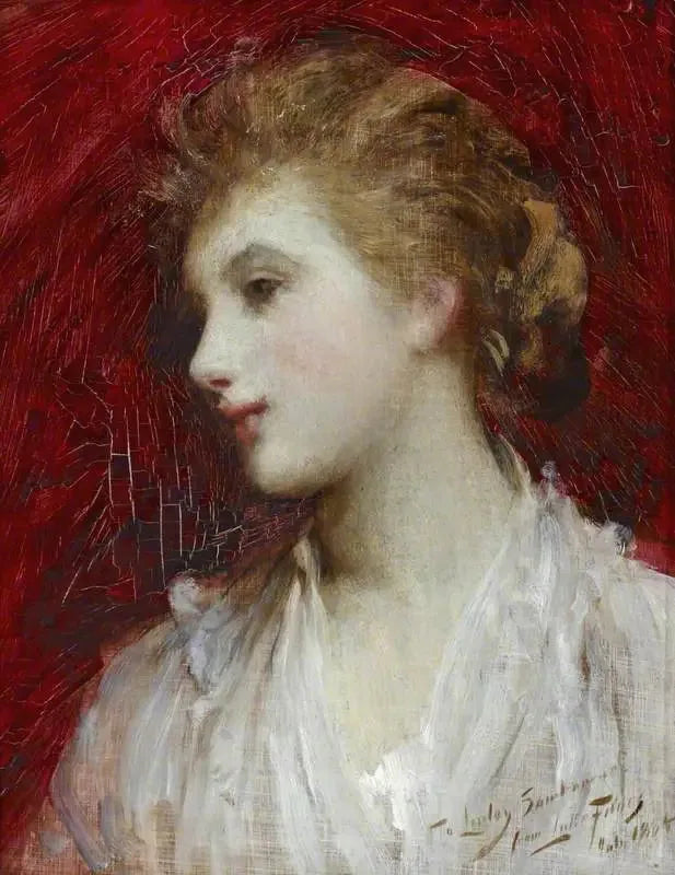 Retrato de uma menina - Luke Fildes