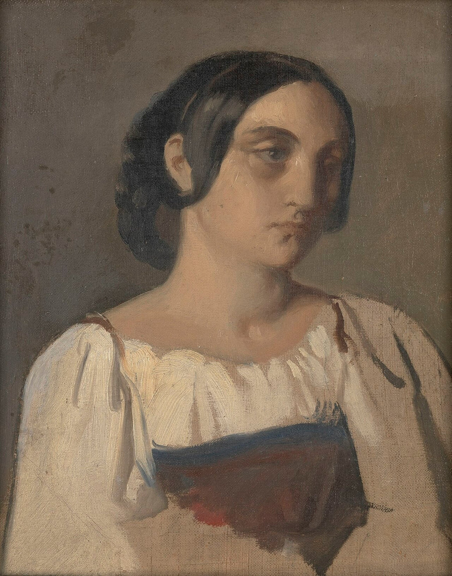 Retrato de uma italiana - Théodore Chassériau